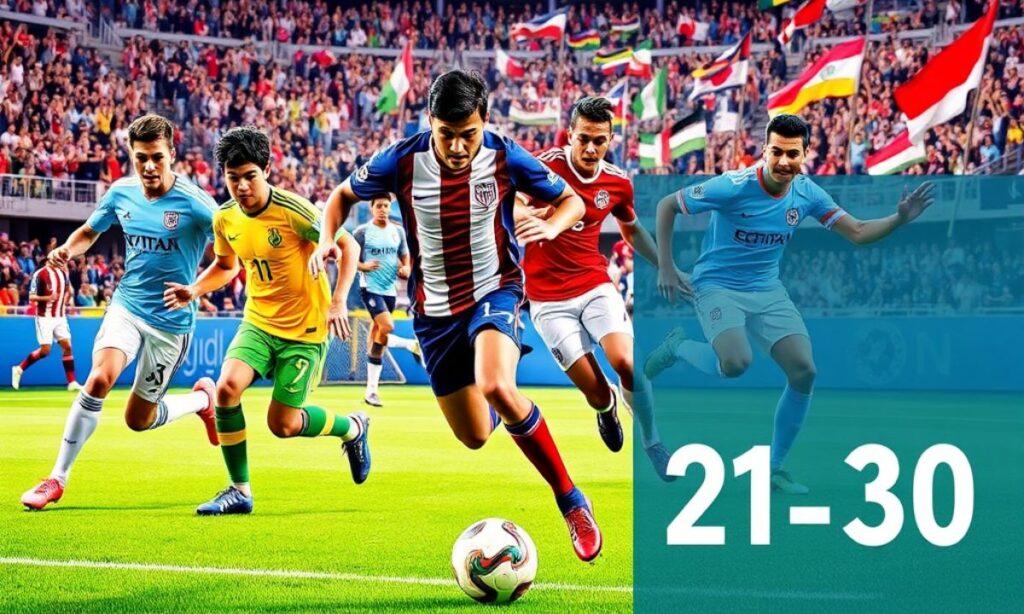 Platz 21 bis 30: Die aufstrebenden Talente im globalen Fußball